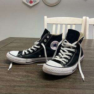 Converse Classic Chuck Taylor All Star Hi Top Black Men 8/Womens 10